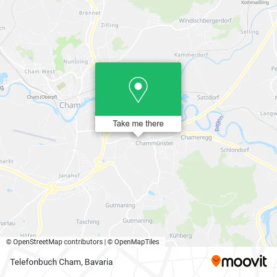 Карта Telefonbuch Cham