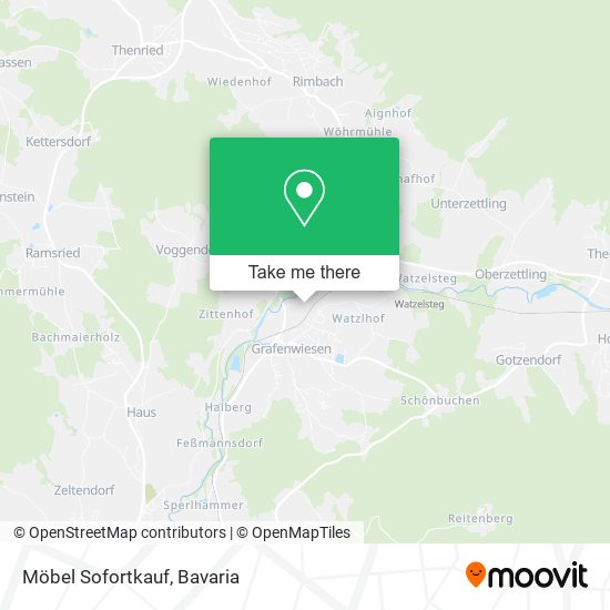 Карта Möbel Sofortkauf