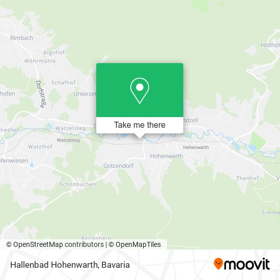 Карта Hallenbad Hohenwarth