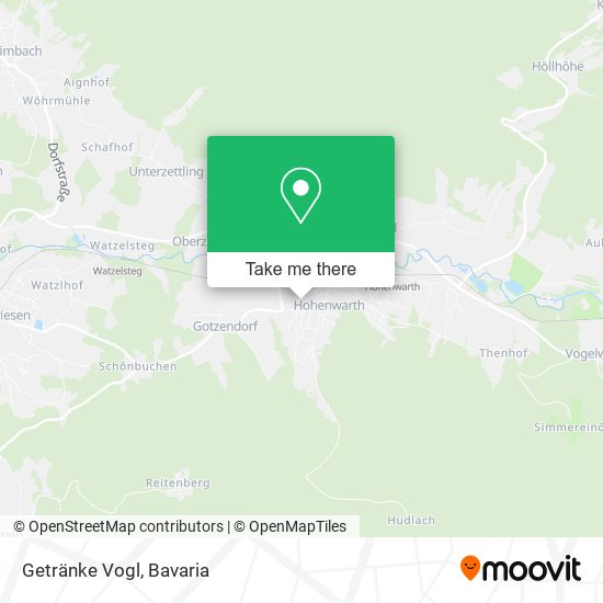 Карта Getränke Vogl