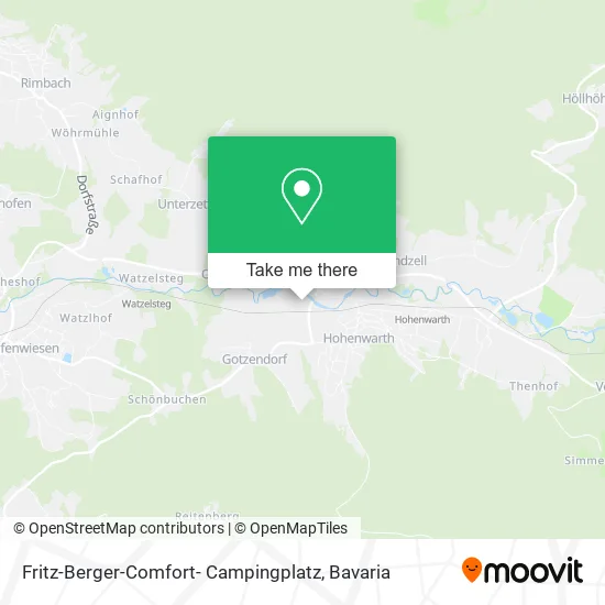 Карта Fritz-Berger-Comfort- Campingplatz