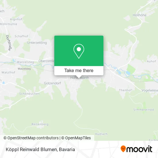 Карта Köppl Reinwald Blumen