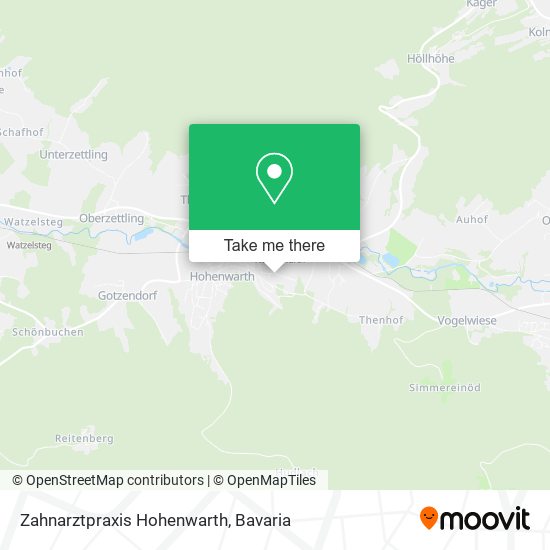 Zahnarztpraxis Hohenwarth map