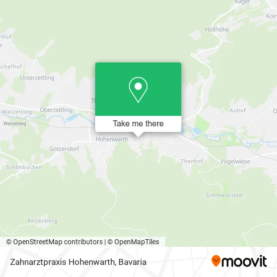 Карта Zahnarztpraxis Hohenwarth