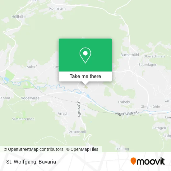 St. Wolfgang map
