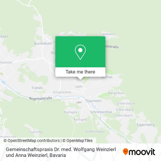 Gemeinschaftspraxis Dr. med. Wolfgang Weinzierl und Anna Weinzierl map