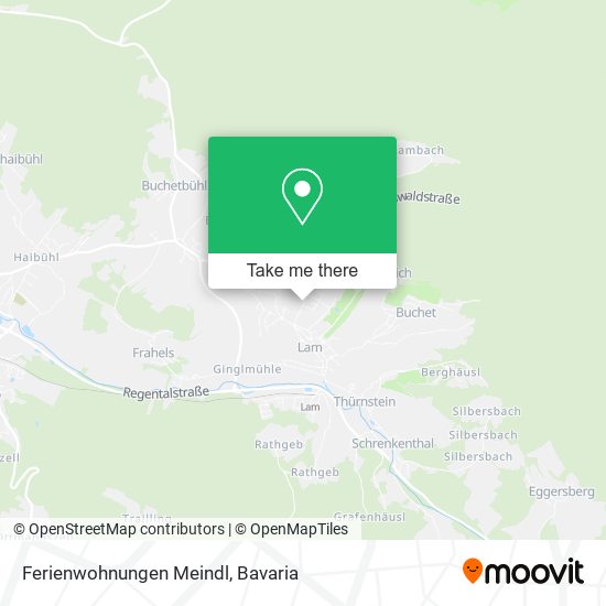 Ferienwohnungen Meindl map