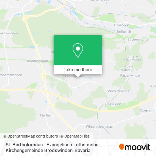 St. Bartholomäus - Evangelisch-Lutherische Kirchengemeinde Brodswinden map