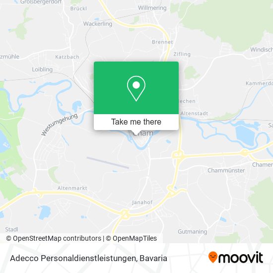 Adecco Personaldienstleistungen map
