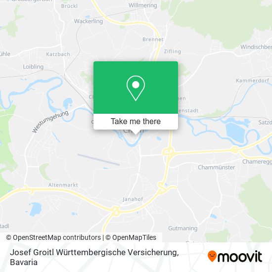 Josef Groitl Württembergische Versicherung map