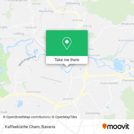 Карта Kaffeeküche Cham