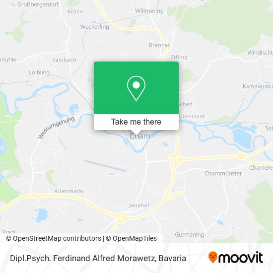 Dipl.Psych. Ferdinand Alfred Morawetz map