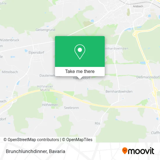 Brunchlunchdinner map