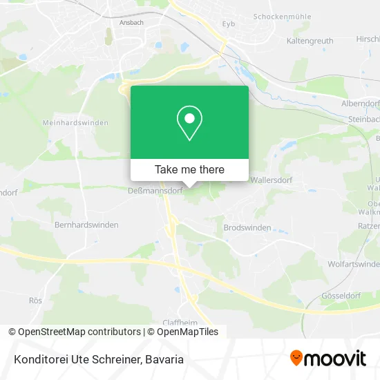 Карта Konditorei Ute Schreiner