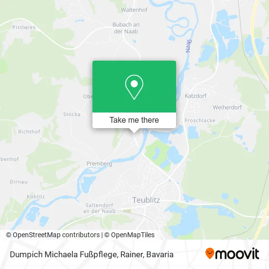Карта Dumpich Michaela Fußpflege, Rainer