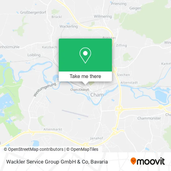 Wackler Service Group GmbH & Co map