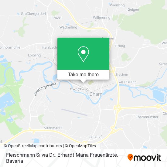 Fleischmann Silvia Dr., Erhardt Maria Frauenärzte map