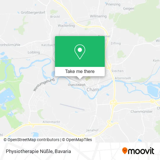 Карта Physiotherapie Nüßle