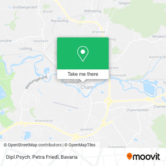 Dipl.Psych. Petra Friedl map