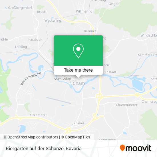 Biergarten auf der Schanze map