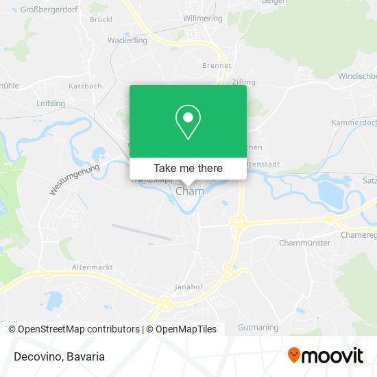 Decovino map