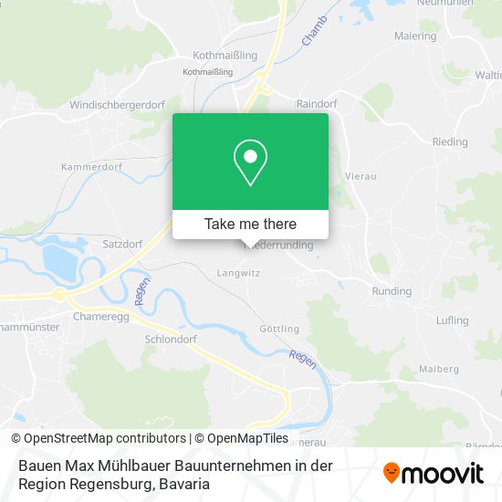 Bauen Max Mühlbauer Bauunternehmen in der Region Regensburg map
