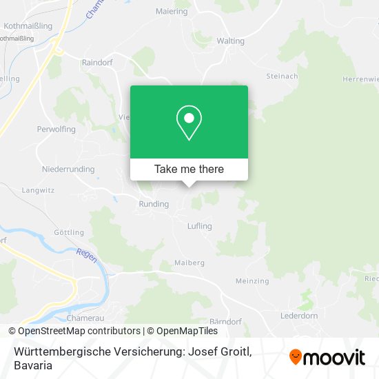 Württembergische Versicherung: Josef Groitl map