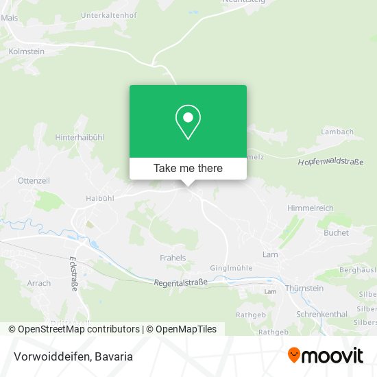 Карта Vorwoiddeifen