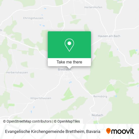Evangelische Kirchengemeinde Brettheim map
