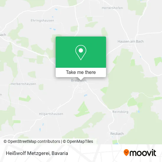 Карта Heißwolf Metzgerei