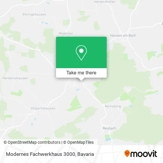 Карта Modernes Fachwerkhaus 3000