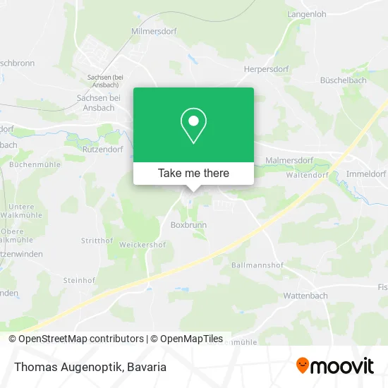 Карта Thomas Augenoptik