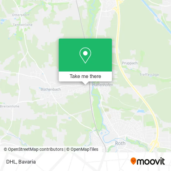 Карта DHL