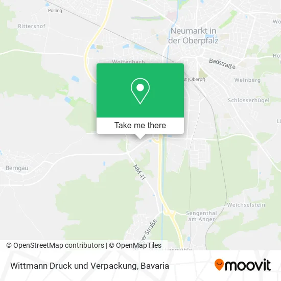 Wittmann Druck und Verpackung map