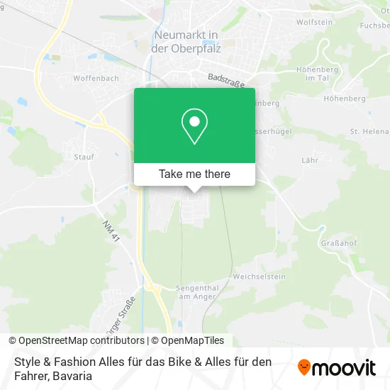 Карта Style & Fashion Alles für das Bike & Alles für den Fahrer