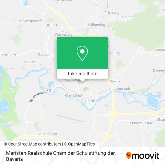 Maristen-Realschule Cham der Schulstiftung der map