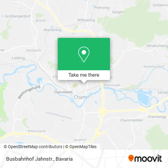 Карта Busbahnhof Jahnstr.