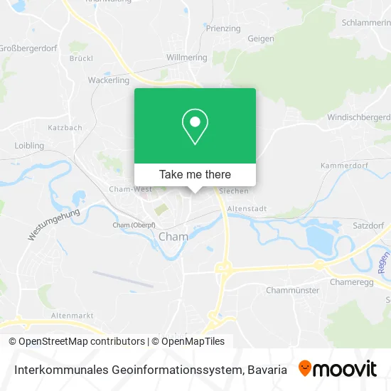 Карта Interkommunales Geoinformationssystem