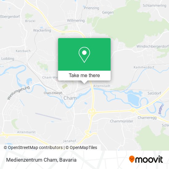 Medienzentrum Cham map