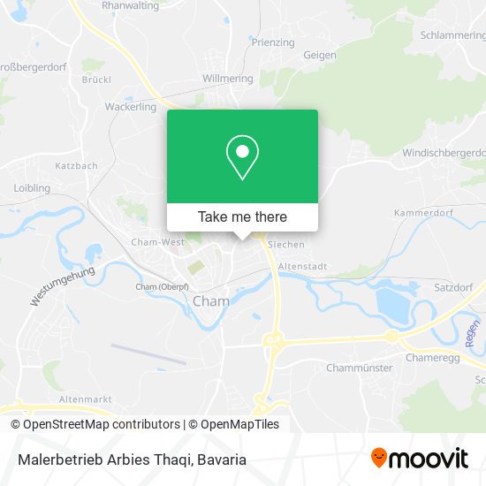 Malerbetrieb Arbies Thaqi map