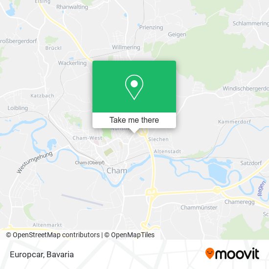 Europcar map