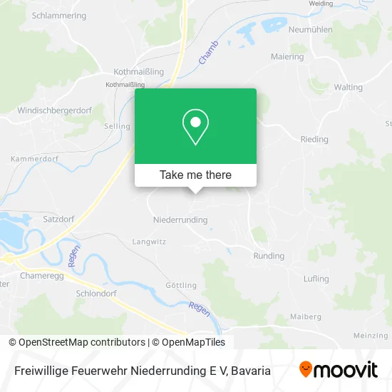Карта Freiwillige Feuerwehr Niederrunding E V