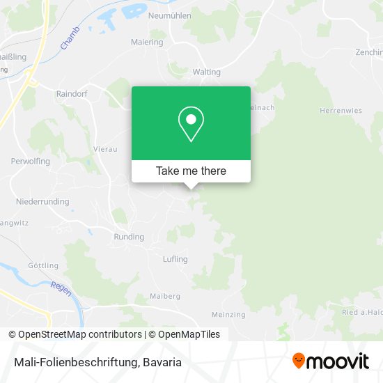 Mali-Folienbeschriftung map