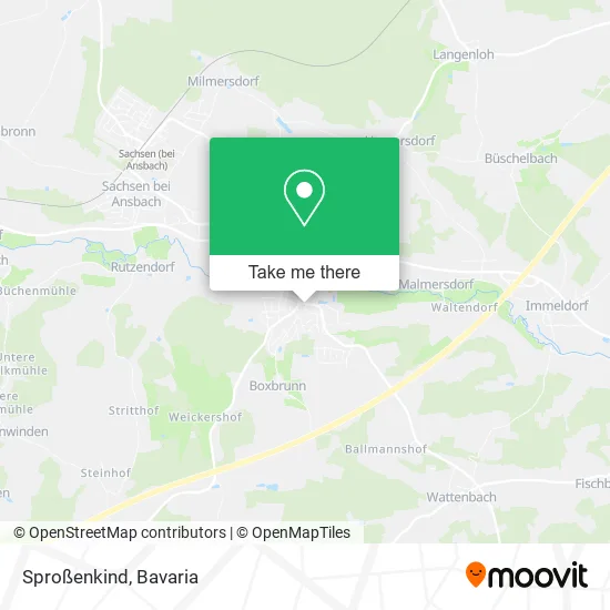 Карта Sproßenkind