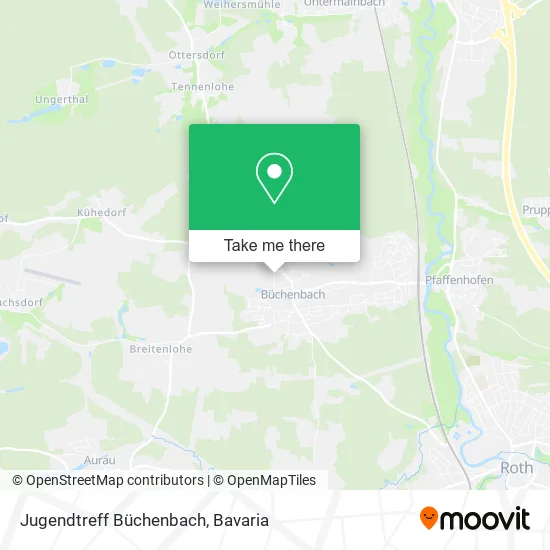 Карта Jugendtreff Büchenbach