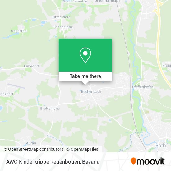 AWO Kinderkrippe Regenbogen map
