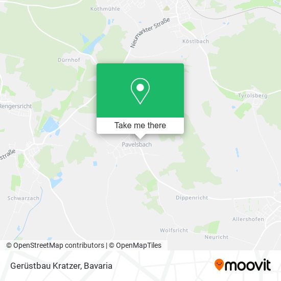 Gerüstbau Kratzer map