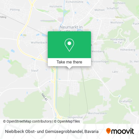 Nieblbeck Obst- und Gemüsegrobhandel map