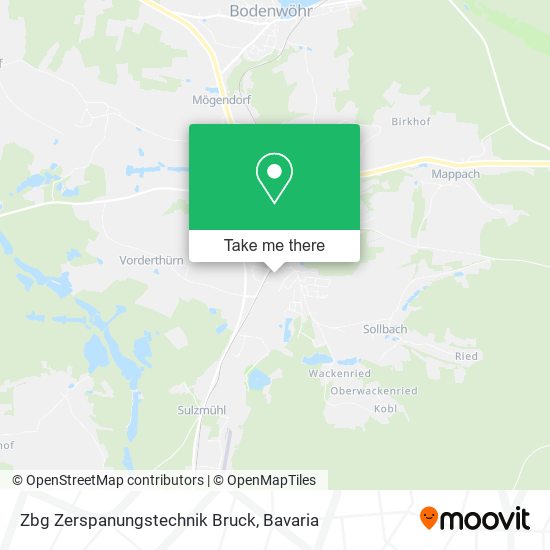 Zbg Zerspanungstechnik Bruck map