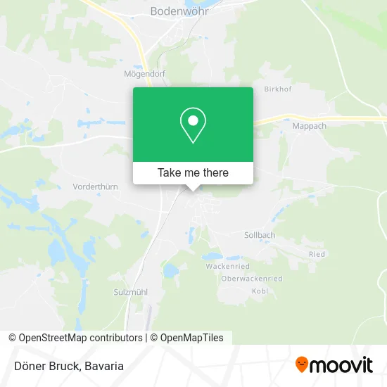 Карта Döner Bruck